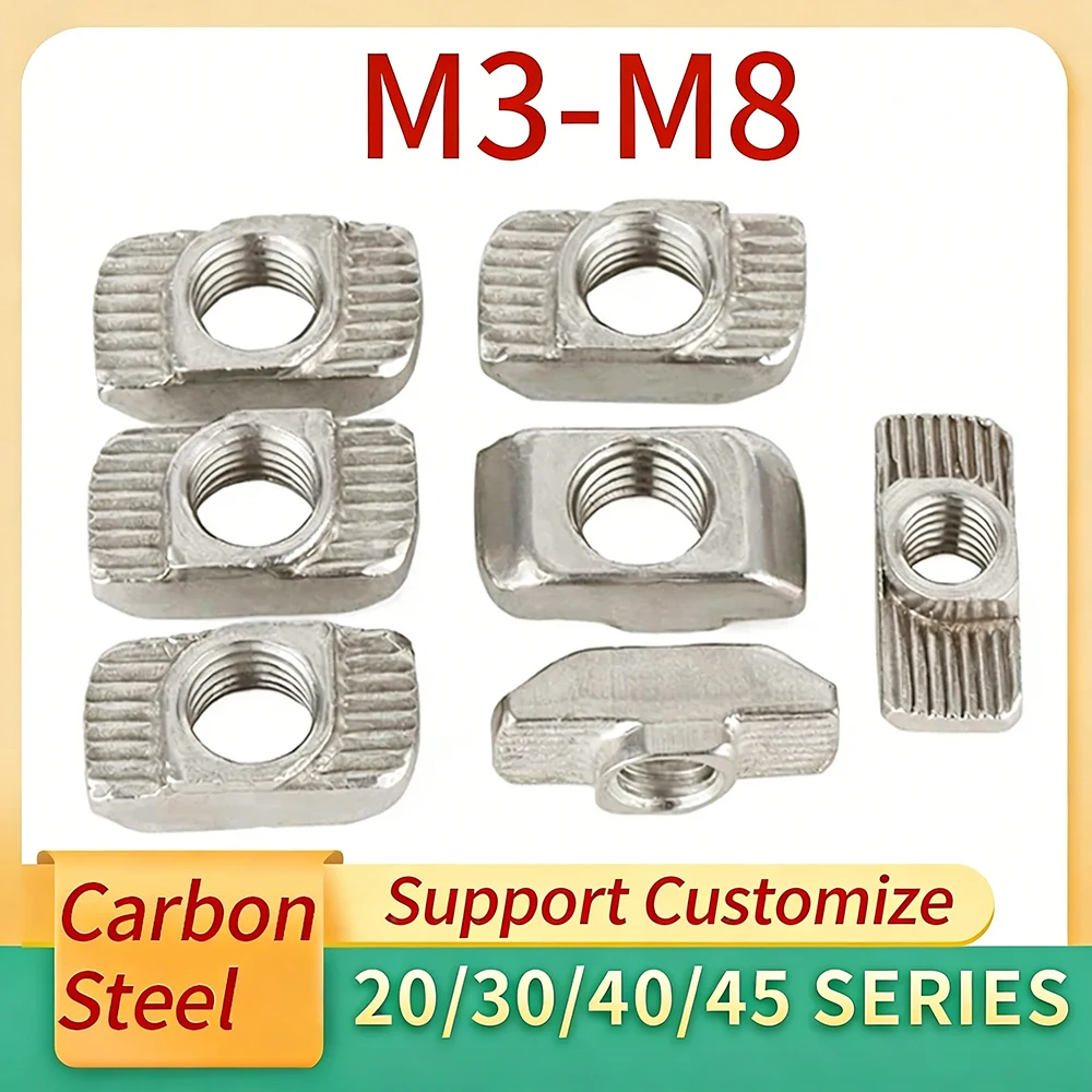 

T-гайки для алюминиевого профиля M3 M4 M5 M6 M8