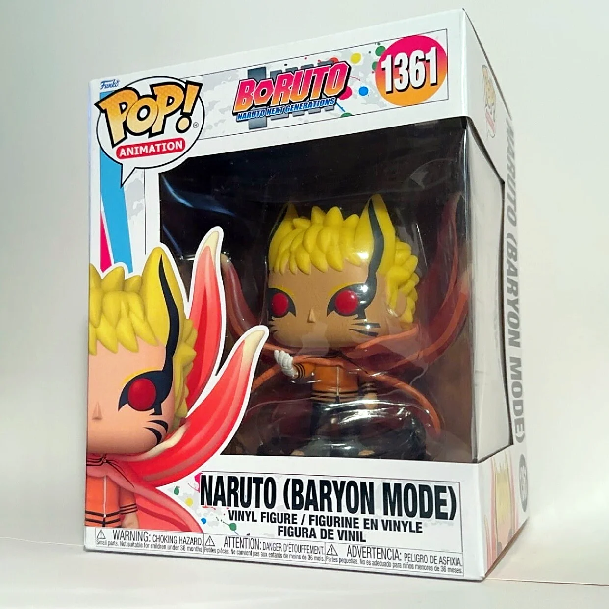 

Наруто Узумаки (режим Барион) виниловая фигурка Funko Pop # Официальные оригинальные фигурки 1361, лимитированная серия, аниме, подарок для фанатов Наруто