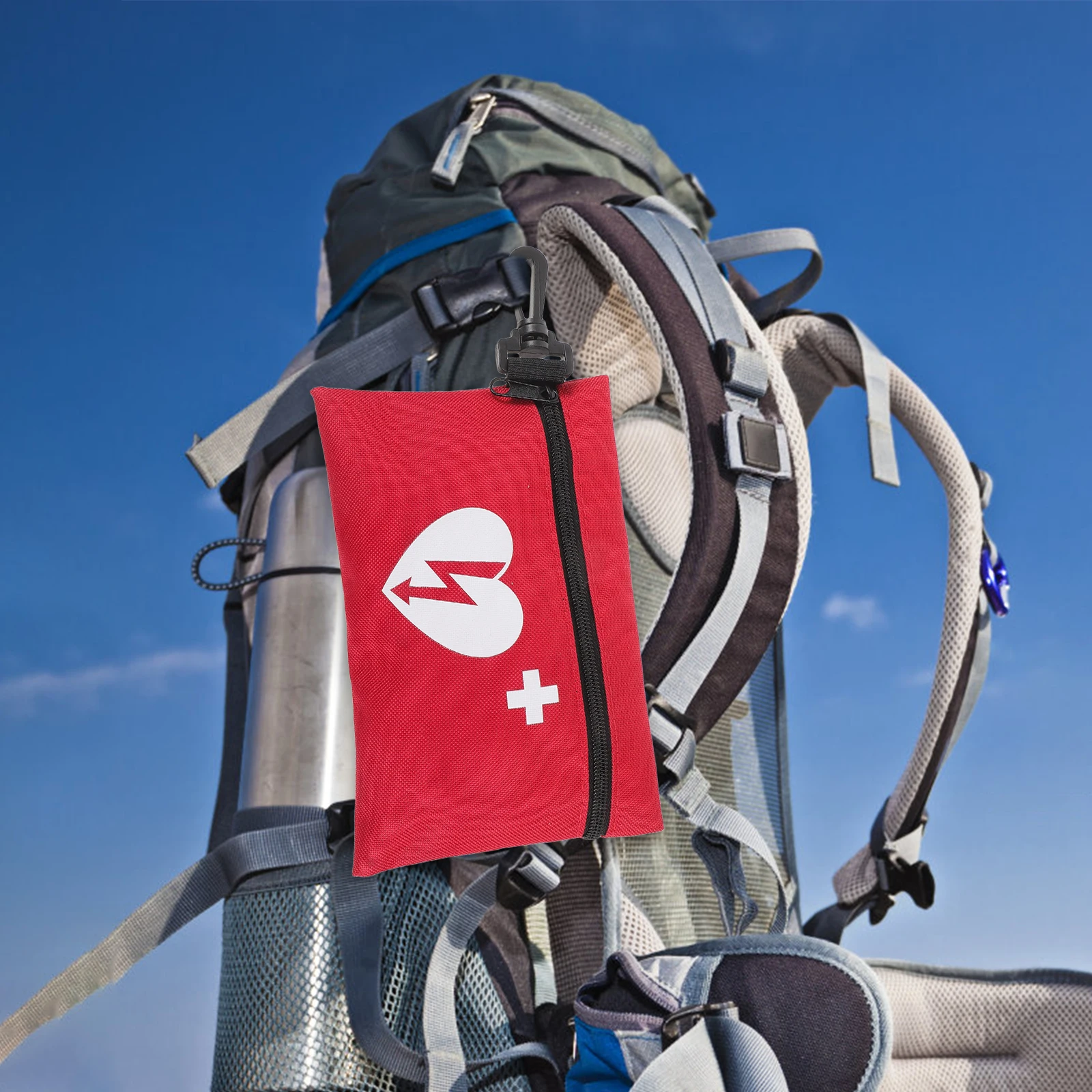 

Emergency Kit Hiking Bag First Aid Travel Supplies Bags Large Medicine Empty Medical Equipment Medication Case Set