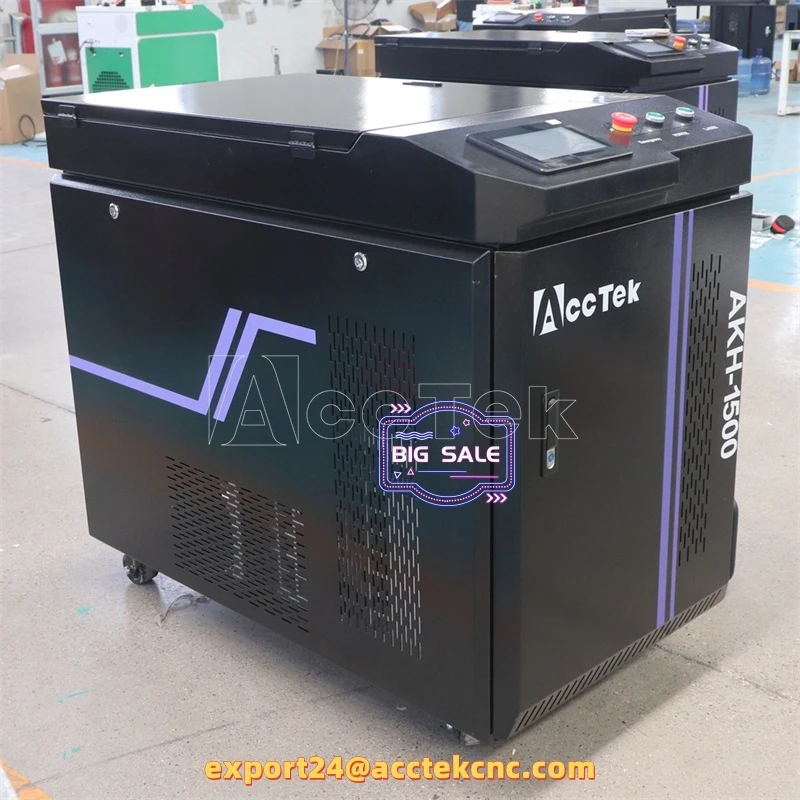 AccTek 1000W 1500W Ready Delivery Welding Equipment Multifunction Laser Welders Machine 2 In 1 Laser Cutting Welding Machine