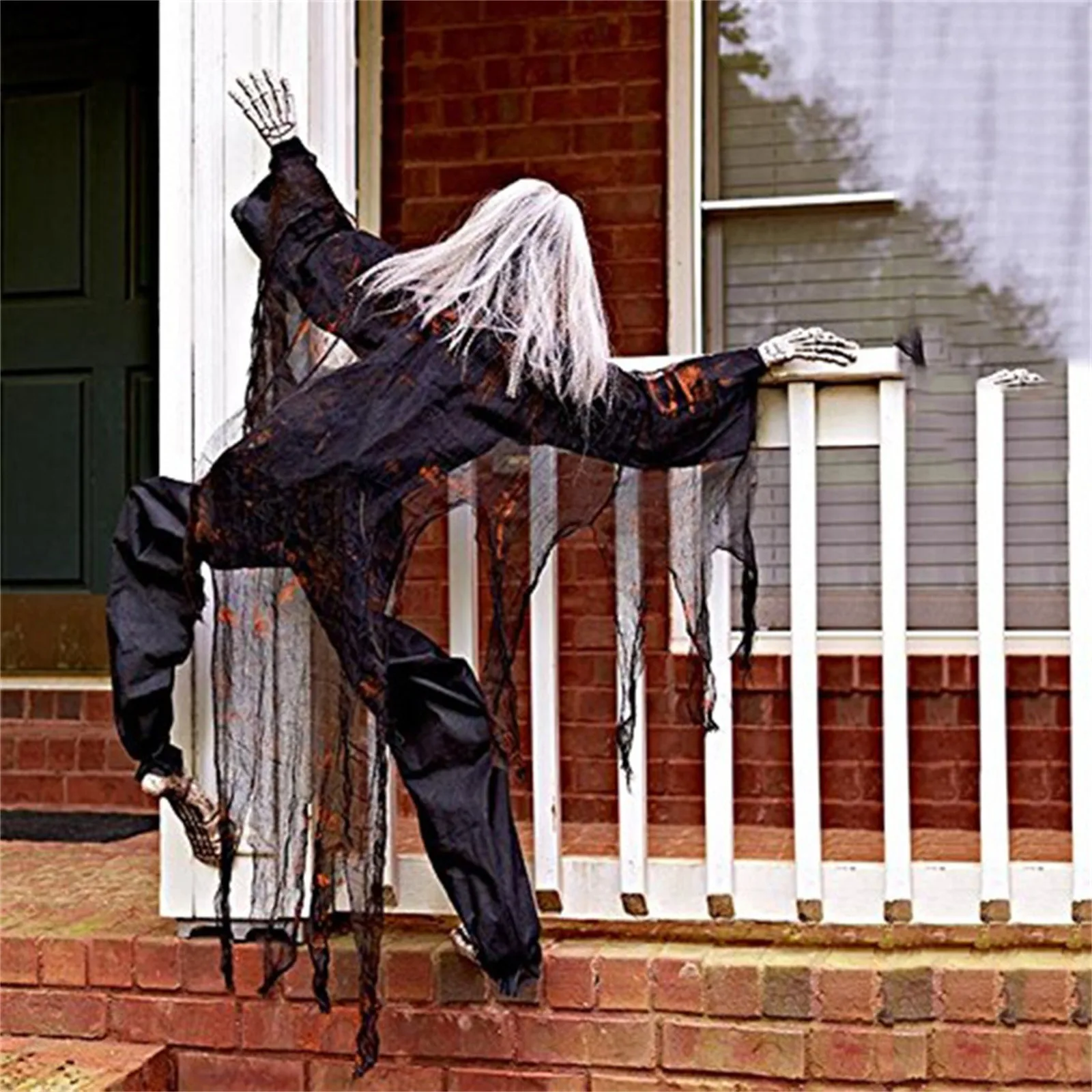 

NEW Halloween Hanging Scary Ghost Decoration Haunted House Indoor Outdoor Climbing Wall Ghost Props Easter Party Decoration
