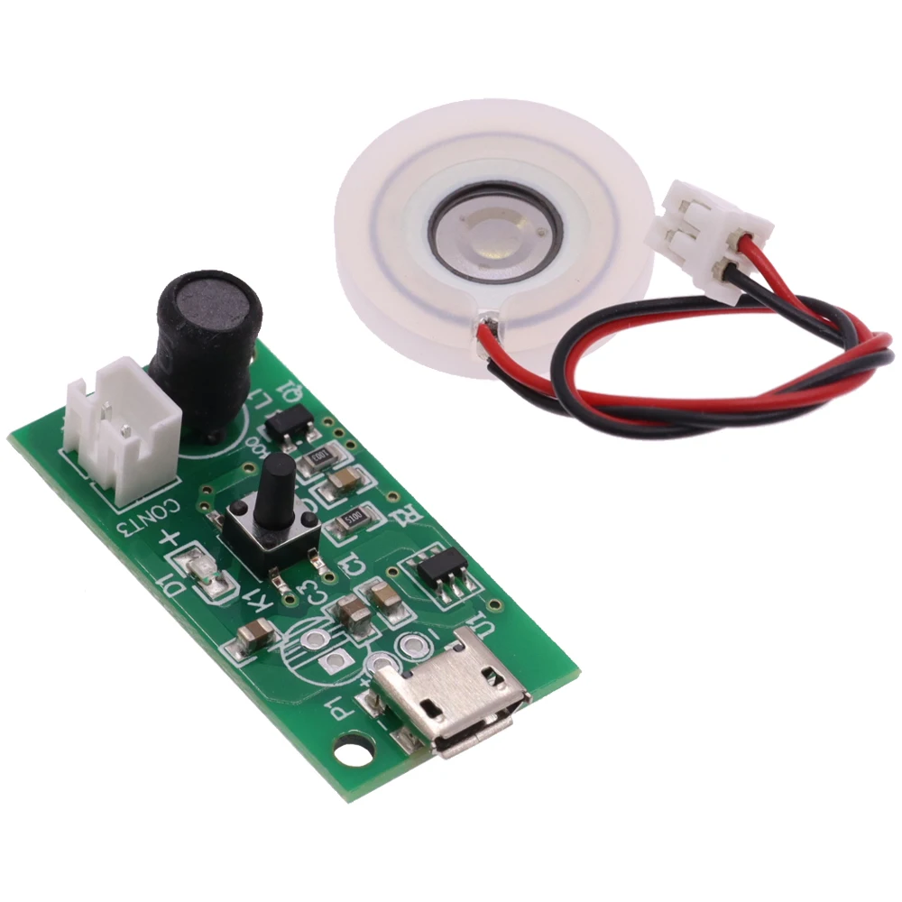 TYPE-C USB Mini Humidifier DIY Kits DC 5V Mist Maker And Driver Circuit Board Fogger Atomization Film Atomizer Sheet Oscillating