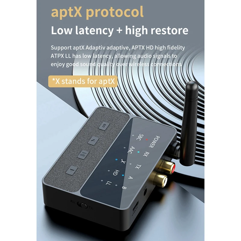 5.3 محول بلوتوث 3.5 مللي متر Aux R/L استقبال ستيريو لاسلكي الارسال 2In1usb الارسال Hifi الصوت إلى مكبر للصوت القديم