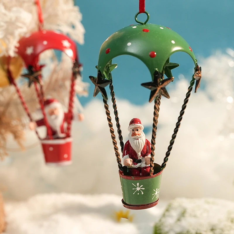 

Iron Christmas Tree Decoration Snowman Elderly Pendant Festive Scene Decor Christmas Festival Hanging Ornament