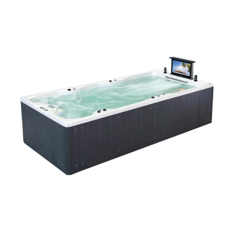 4800mm Outdoor Swimming Pool Whirlpool Bathtub Acrylic Hydromassage TV Garden SPA RS039B