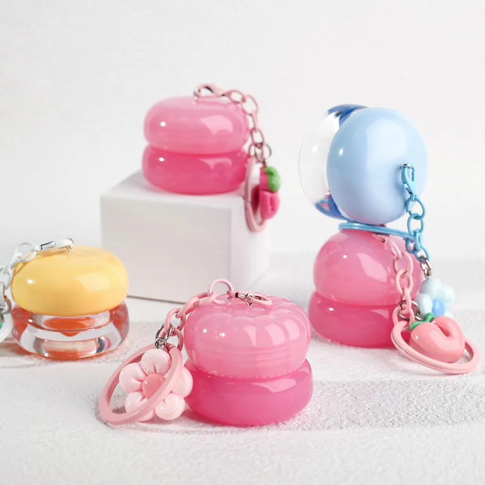 Private Label Keychain Lip Mask 5-fruit-flavour Long Lasting Moisturizing Hydrating Repair Dry Cracks Custom Logo Makeup Vegan