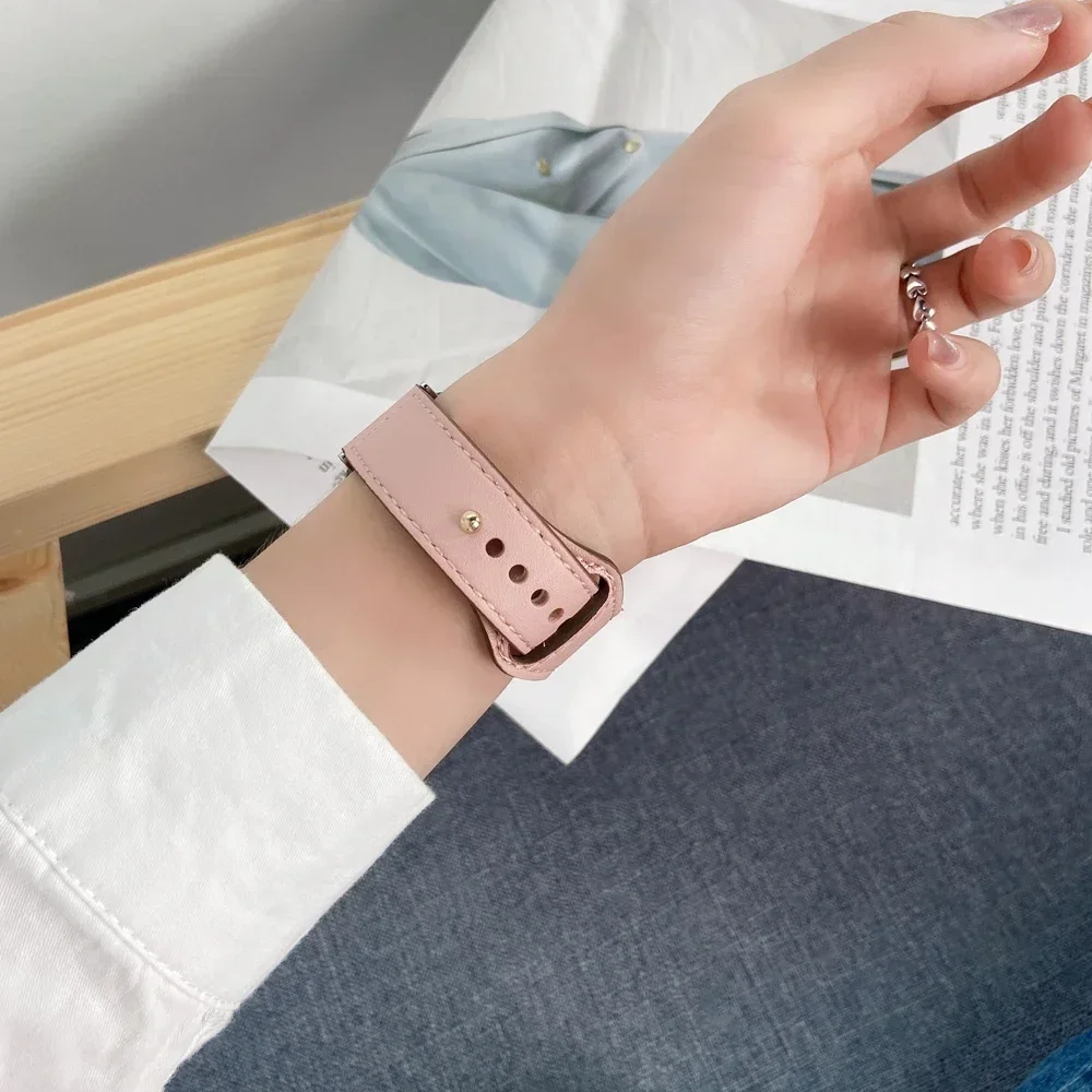 สายนาฬิกาหนังสําหรับนาฬิกา Huawei Fit 3 2 สายนาฬิกาอัจฉริยะเปลี่ยนข้อมือโลหะ Correa สร้อยข้อมือ Fit2 fit3 สายคล้องอุปกรณ์เสริม