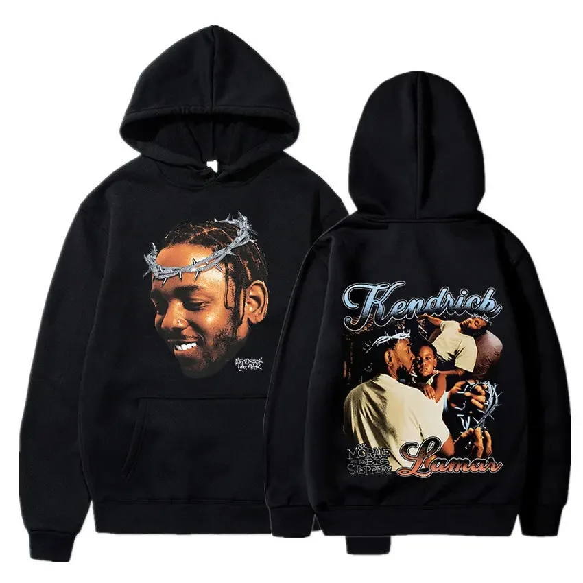 Kendrick Lamar Sudadera con capucha Álbum de música Mr Morale The Big Steppe Tela Moda urbana Unisex Alta gama Lujo Producto caliente de gran tamaño