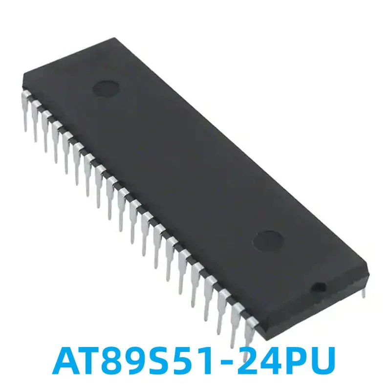 1PCS AT89S51-24PU AT89S51 New Original Direct-plug DIP-40 Single-chip Computer 8-bit Microcontroller