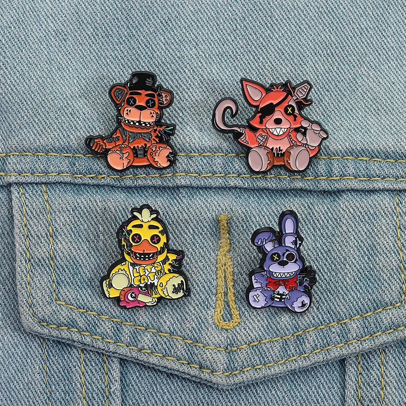 Personalized anime characters Enamel Pin painter Brooch Pins Badge on Backpack Clothing Accessories funny Jewelry Friends Gifts
