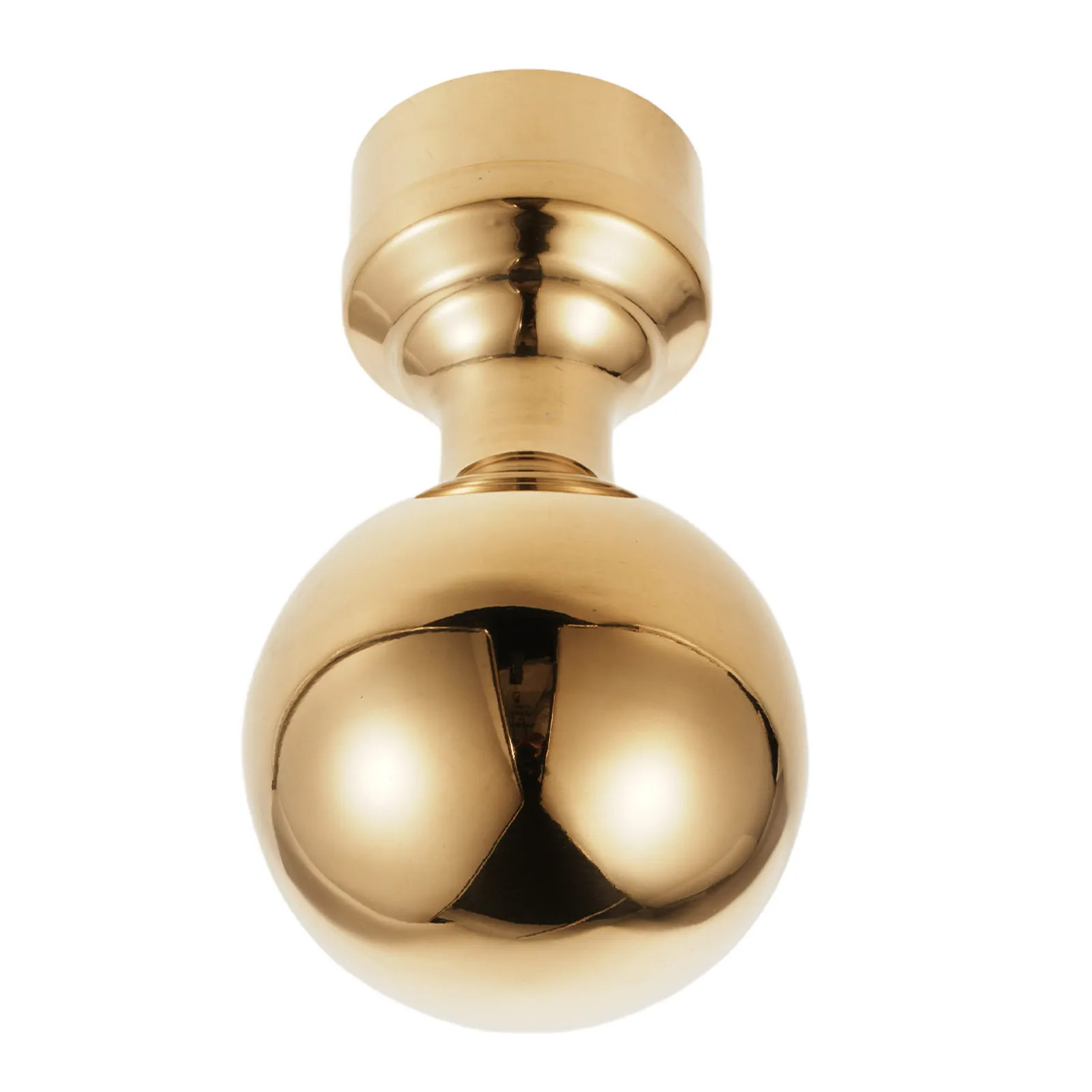 Metal Flag Pole Ball Top Decorative Weatherproof Flagpole Finial Ornament Replacement for Outdoor Flagpole Accessories