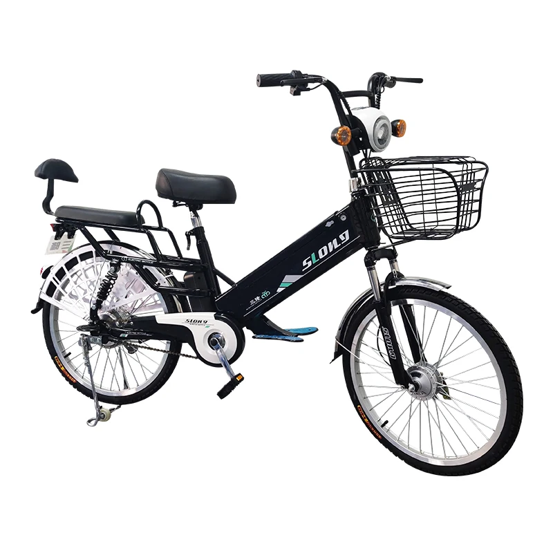 Manufacture 24 Inch Household Electric Bike City Ebike электровелосипед 350W 48V Lithium Battery Excursion Electric Bicycle