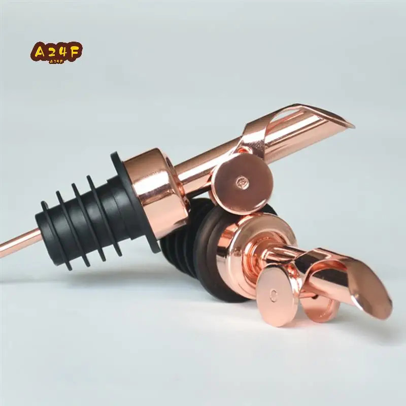 

A24F-4PCS Металлическая воздушная труба Автоматическая открытая крышка Трахея Утяжеленный наливной станок для вина Еда B