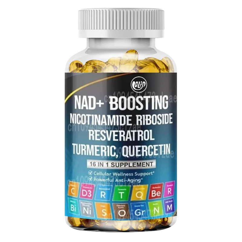 NAD+promotes Trans Resveratrol,turmeric,quercetin,rosemary,cranberry,sage,green Tea,cowpea, Nettle, Milk, Thistle, Black Pepper