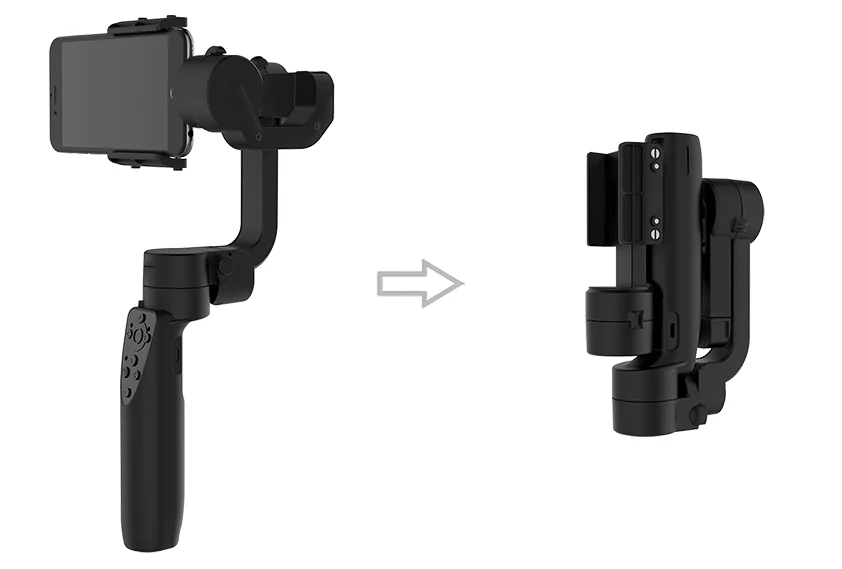 2018 Shinyloam Nieuw item MINI Handheld Gimbal Mode draagbaar ontwerp voor verschillende soorten smartphones