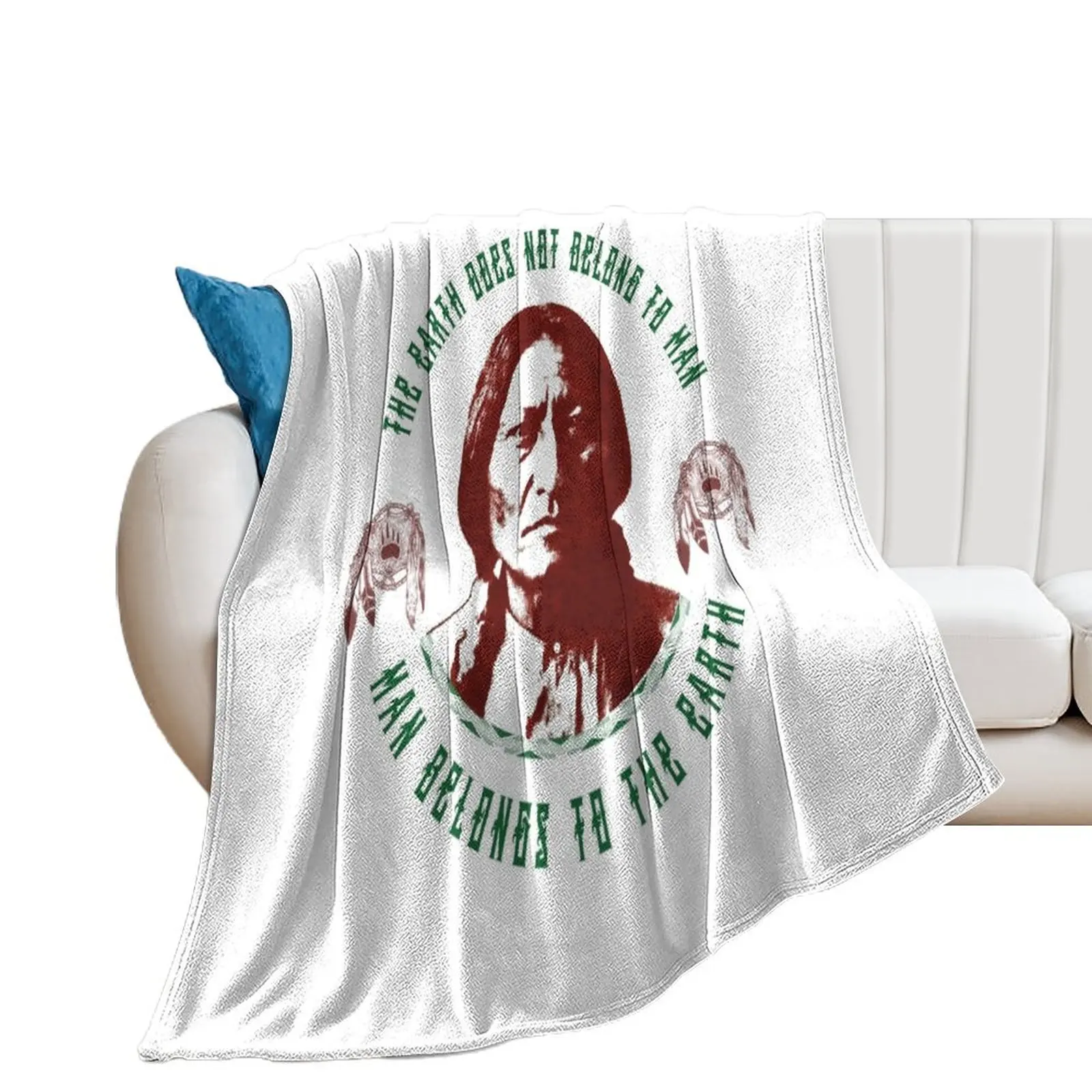 Человек не принадлежит земле, плед-одеяло, декоративные одеяла Flannels