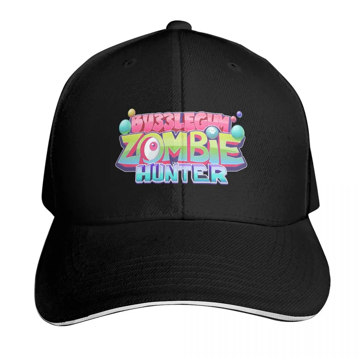 Bubblegum Zombie Hunter Logo Baseball Cap Lightweight Packable Gift for Him Her Casual Daily Wear