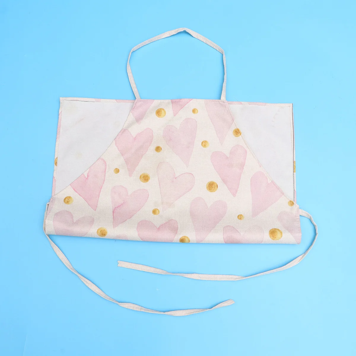 

s Apron Anti-fouling Kitchen Restaurant Cotton and Linen Big Pocket