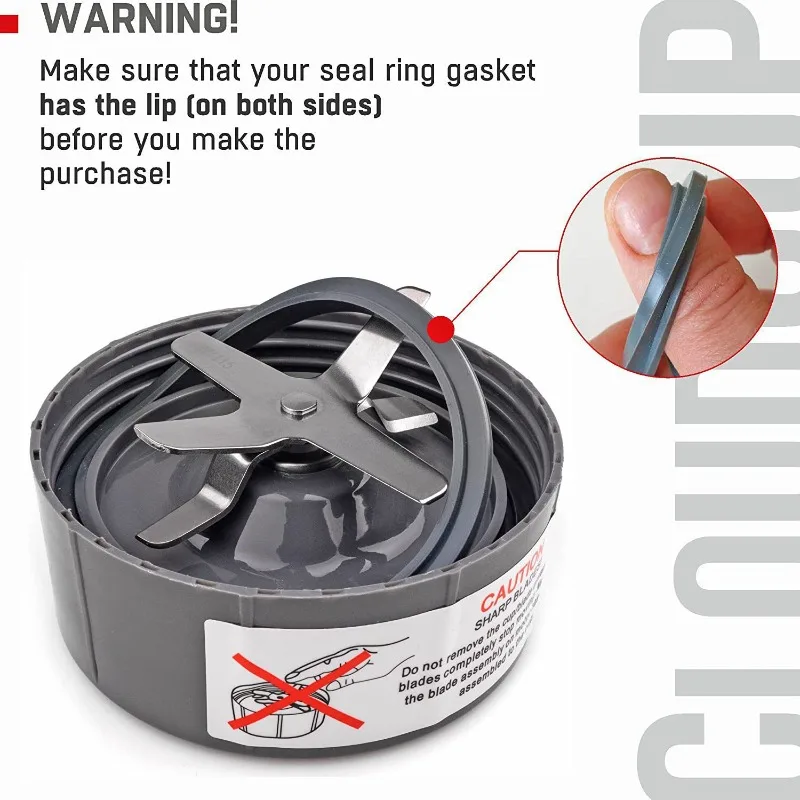 Silicone O-Ring Sealing Gasket Replacement Spare Part Fit 600W Nutriblender Mixer Blender Anti-Leak Rubber Washer Kitchen