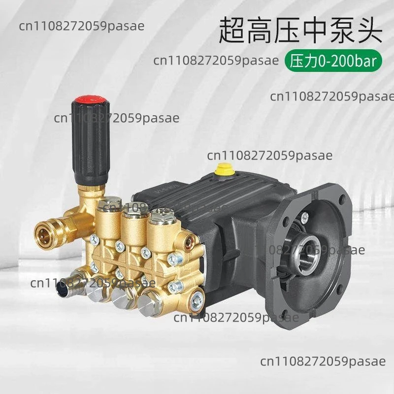 1812 High Pressure Triplex Plunger Pump 16L/min For Car Wash Industrial Cleaning