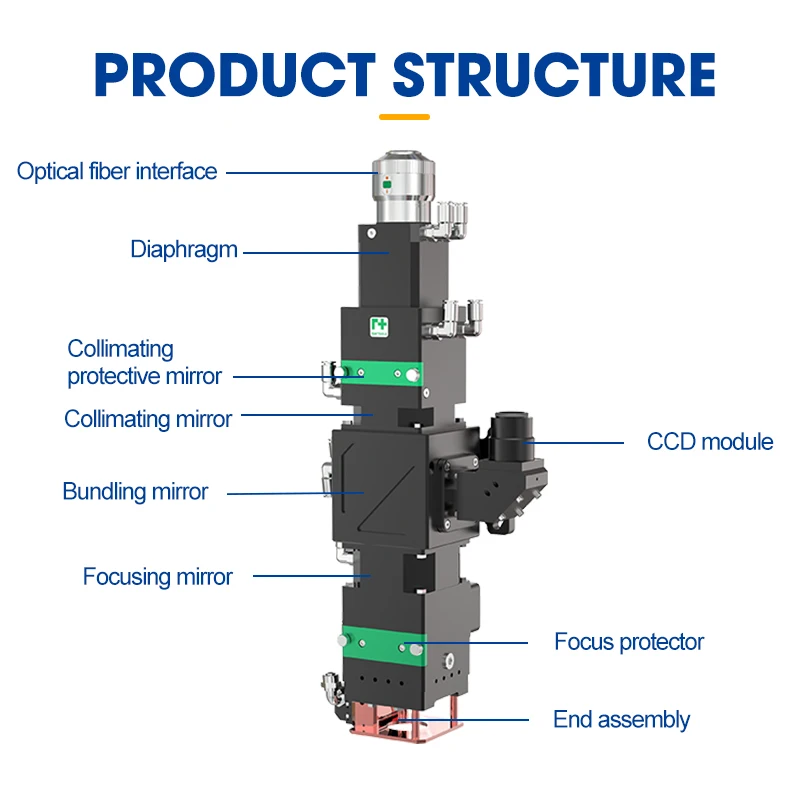 Raytools BW12K/BW20K Transmissive Laser Welding Head for Precision Welding Applications
