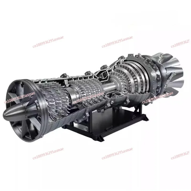 Finished aircraft engine model Tabletop ornament GE-J79 turbojet engine can be started