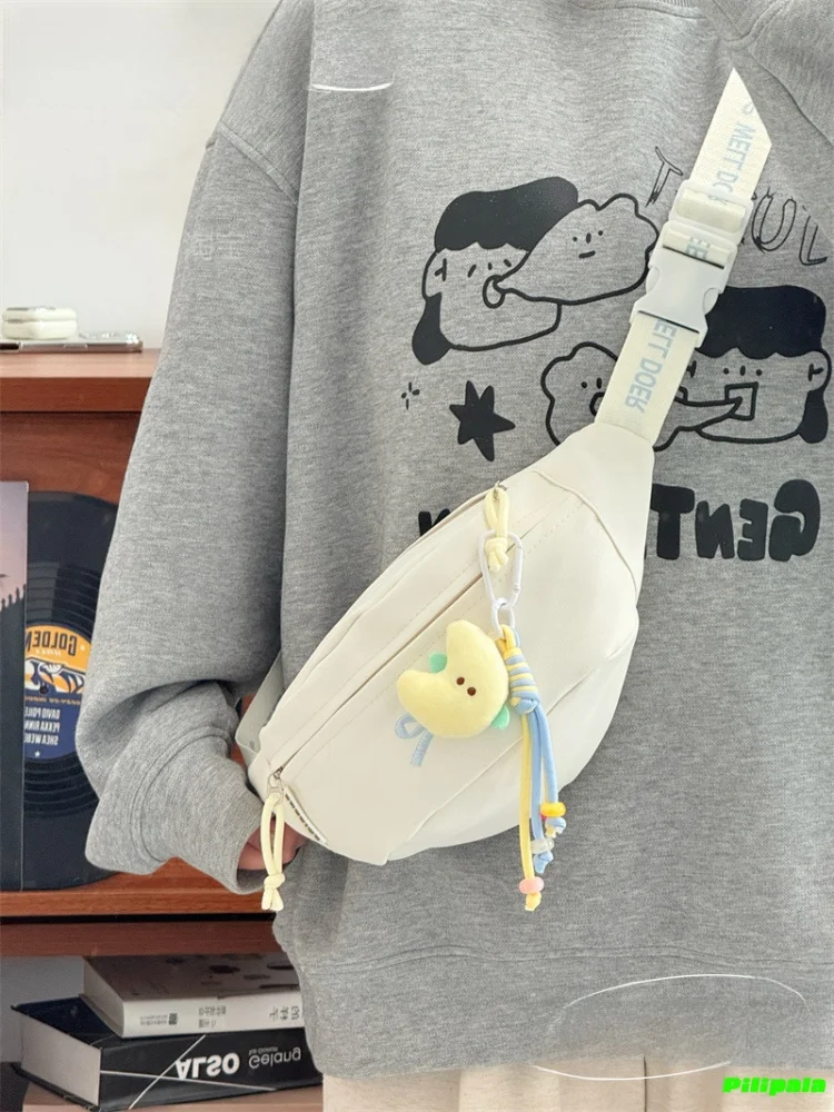 bolsa-de-peito-crossbody-leve-para-mulheres-bolsa-de-cintura-para-ciclismo-com-design-de-no-bolsa-fofa-e-versatil-para-celular-sle-coreano