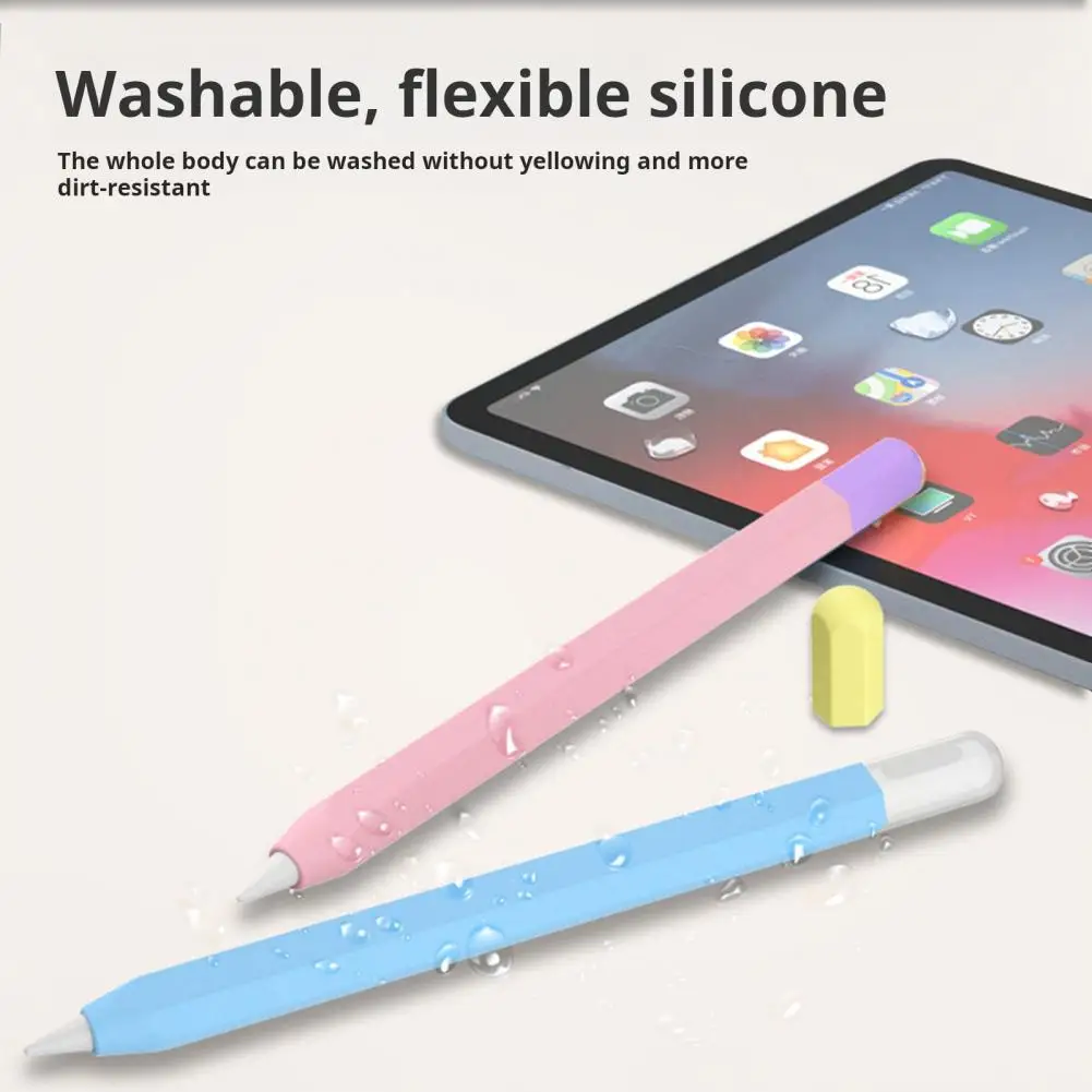 Capacitive Pencil Sleeve Pencil 3rd Generation Protective Covers Ultrathin Silicone Sleeve Classic for Capacitive for 3rd