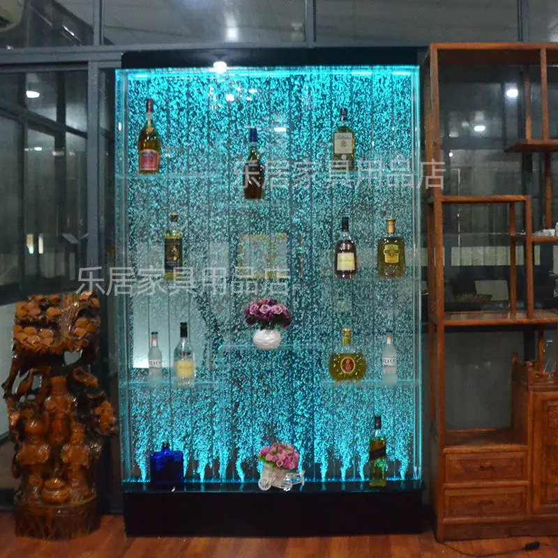 Custom. [Partition Beautiful] Customized Curtain Wall Wine Cabinet Screen Living Room Fish Hallway Partition Decorati