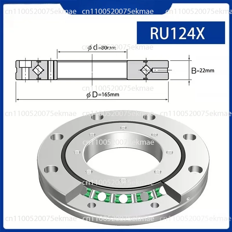 Rotary support crossed roller bearing RU42/66/85/124 G/124X/148G/X/UUCC0/P5/P4 2
