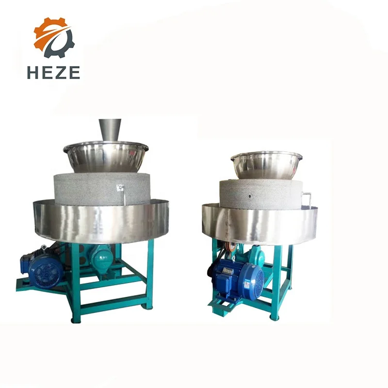 Flour Soybean Corn Wheat Grain Stone Mill