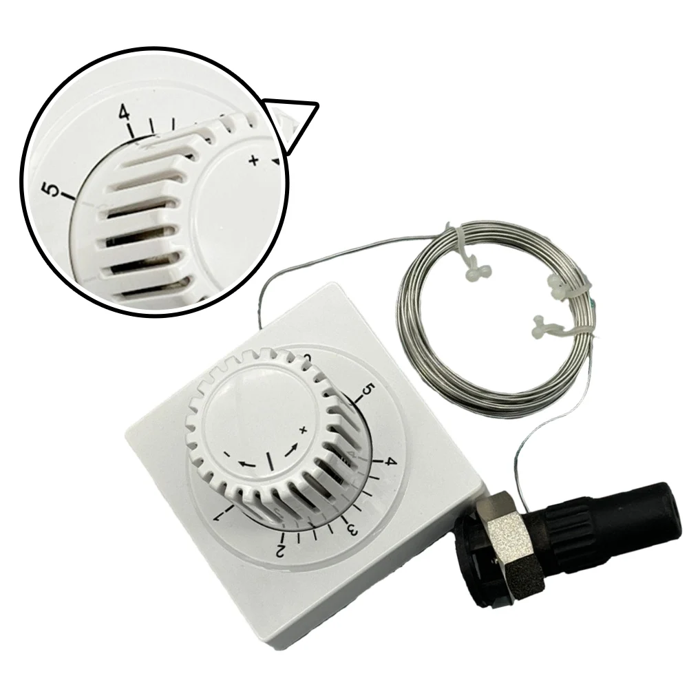 

Термостат с индивидуальной установкой, головка термостата, дистанционное управление, капиллярная трубка, функция блокировки