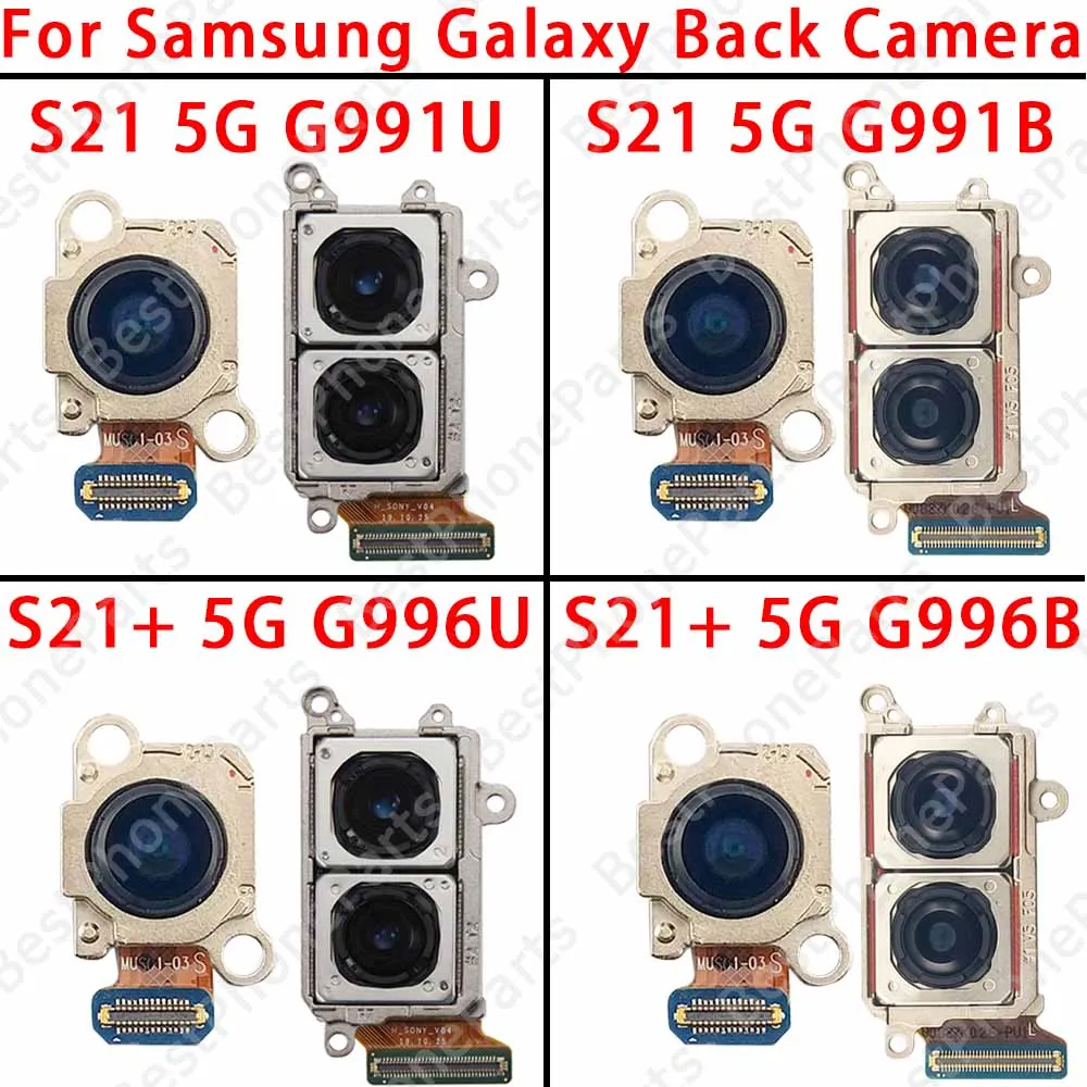 Rear Back Camera For Samsung Galaxy S21 S21+ 5G G991U G991B G996U G996B Camera Module Backside View Replacement Spare Parts