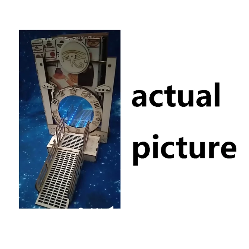 Звездные устройства Подставка для книг Galaxy Gate Подставки для книг Творческие трансграничные время Тунель Волшебный портал Подставки для книг для офисной книжной полки