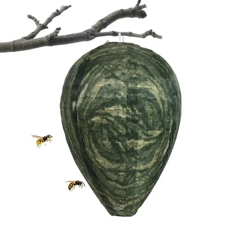 

Wasp Nest Decoy Yellow Jacket Trap Waterproof Fake Hornets Nest Carpenter Bee Traps For Outdoors Deterrents And Repellents