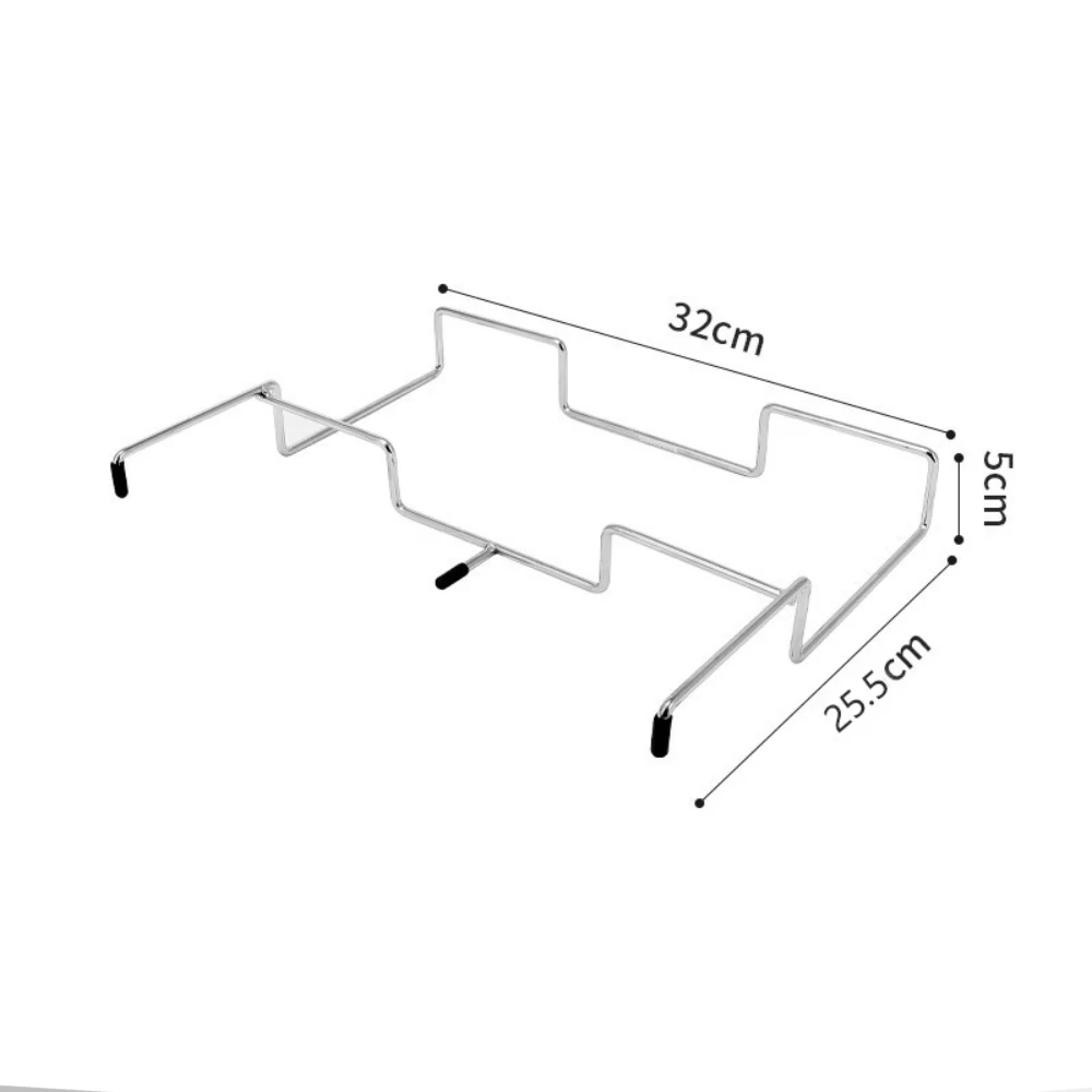 1 قطعة حامل القمامة التخييم الفولاذ المقاوم للصدأ كيس النفايات شماعات طاولة قابلة للطي رف في الهواء الطلق نزهة الشواء الرف قوس أداة #6