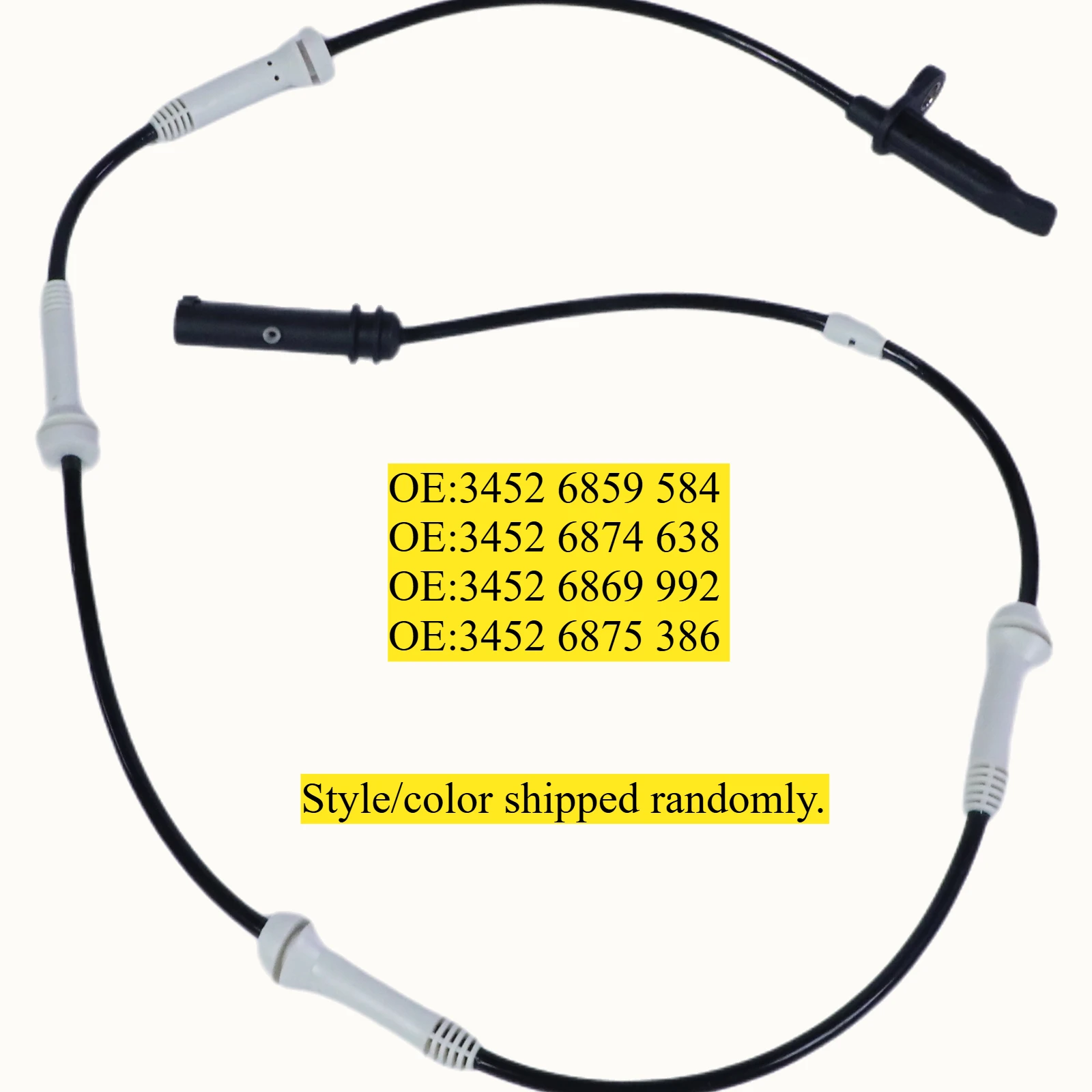 Rear L/R ABS Wheel Speed Sensor For BMW 530e 530i xDrive 540i 740e xDrive 750i M5 M550i M760i xDrive, 34526859584, 34526874638