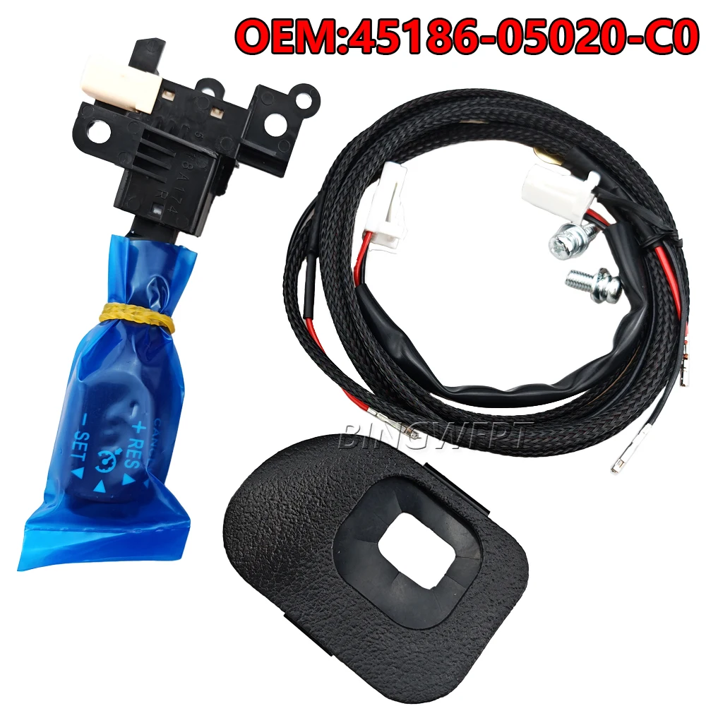 Cruise Control Switch 84632-34017 84632-34011 For TOYOTA AVENSIS T27 2009-2015 Steering Wheel Cover 45186-05020-C0