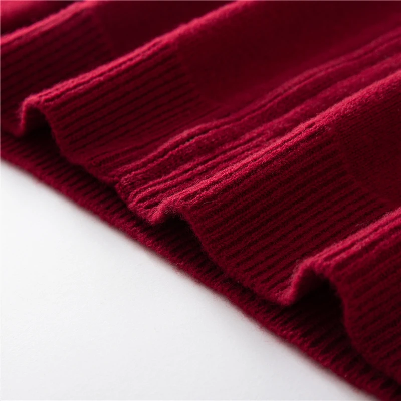 Cardigan con cerniera da uomo autunno inverno maglione di lana merino 100% collo finto spesso cappotto di cashmere a maniche lunghe abbigliamento casual coreano