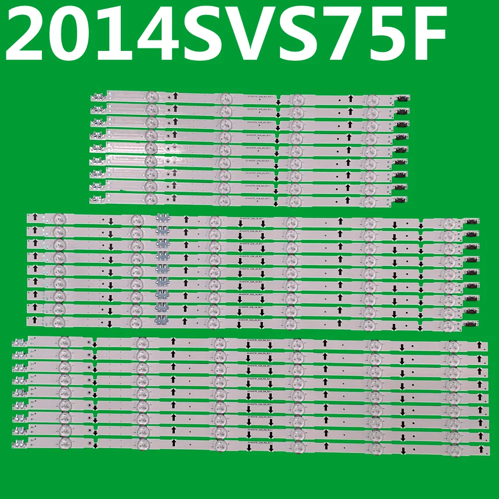 

LED Backlight Strip 2014SVS75F BN96-30437A BN96-30438A BN96-30439A UE75H6400 UE75H6470 UE75H6475 UA75H6400 UN75F7100 UN75J630D