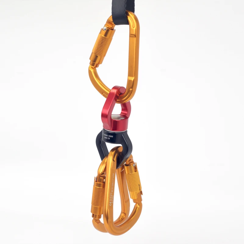 

Aerial Trapeze Hardware Rotation for Straps or Yoga Hammock Lyra Hoop, Two Point Apparatus, Hanging from a Single Rig Point Spin