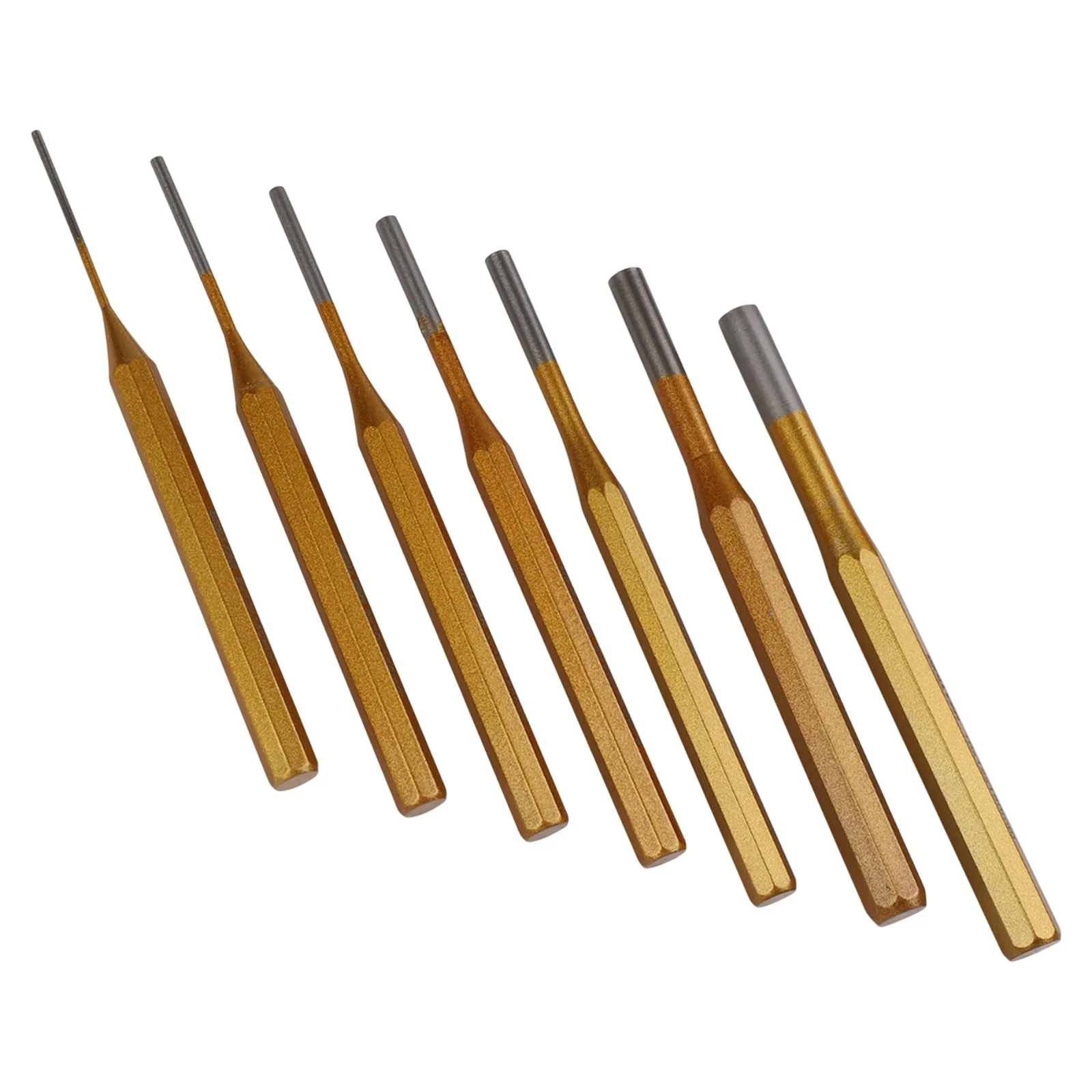 

For Precision Work 2 3 4 5 6 8 10mm Roll Pin Punch Accessory Industrial Punch Set Heat Treated Brass For Watch Repair