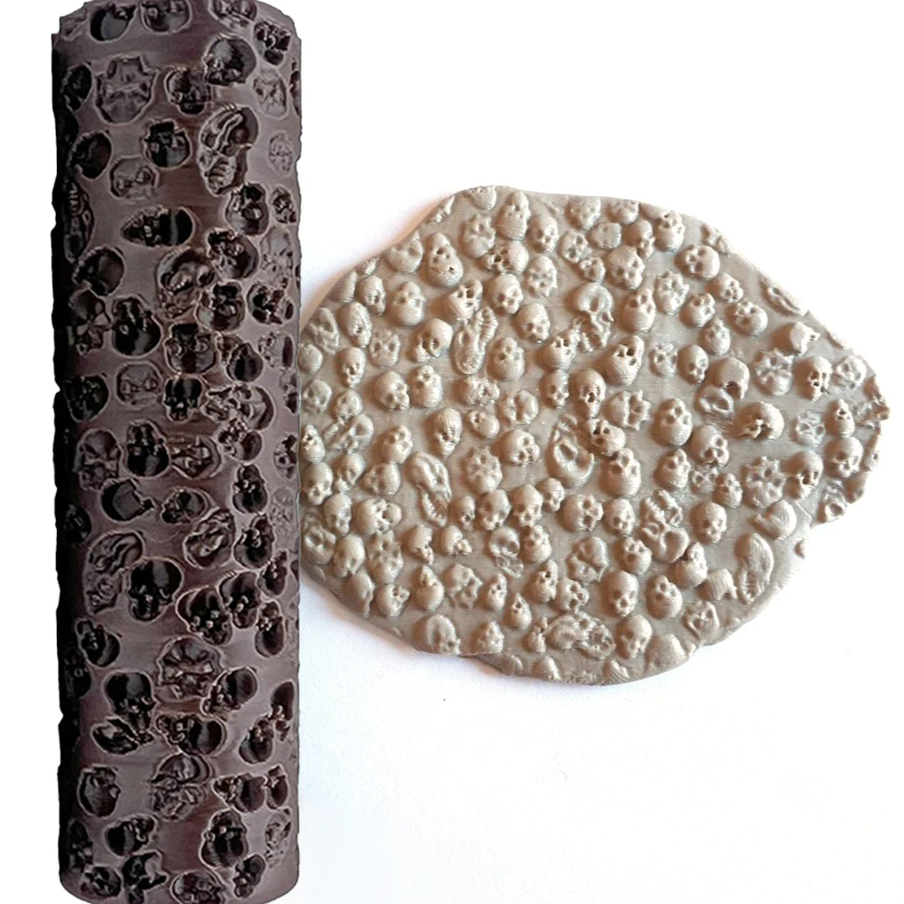 1PC 3D Printed Terrain Texture Hand Roller For D&D Wargaming Battle Mat Tabletop