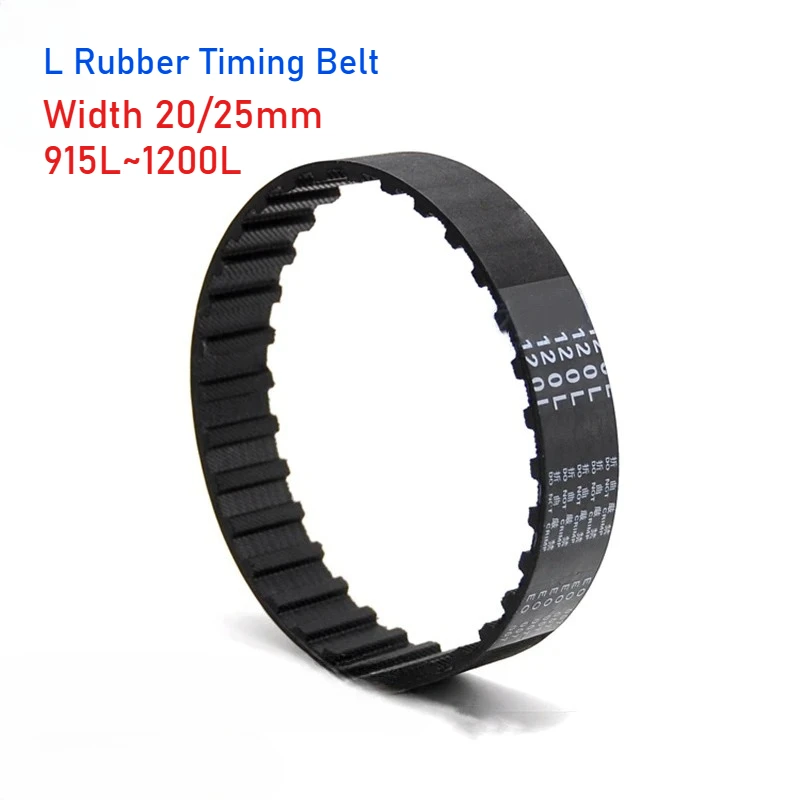 L المطاط مؤقت اشتعال 915L/938L/982L/994L/1028L ~ 1200L عرض 20 مللي متر/25 مللي متر حلقة مغلقة المطاط توقيت حزام #1