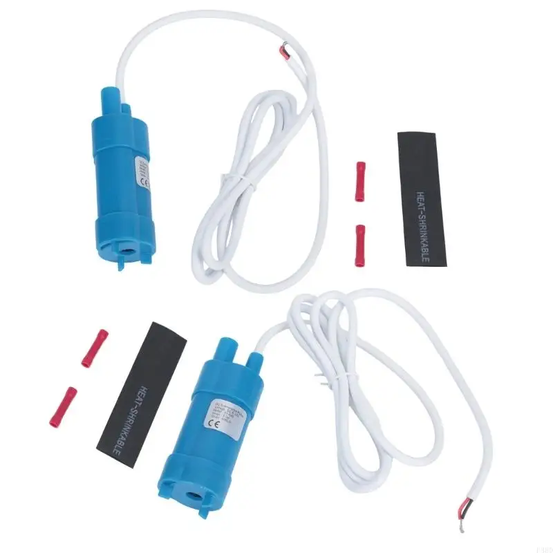 Bathroom Toilet Water Pump Set for C200 C400 Motorhome Service, Plastic Housing Pump for Repair Planning and Spare