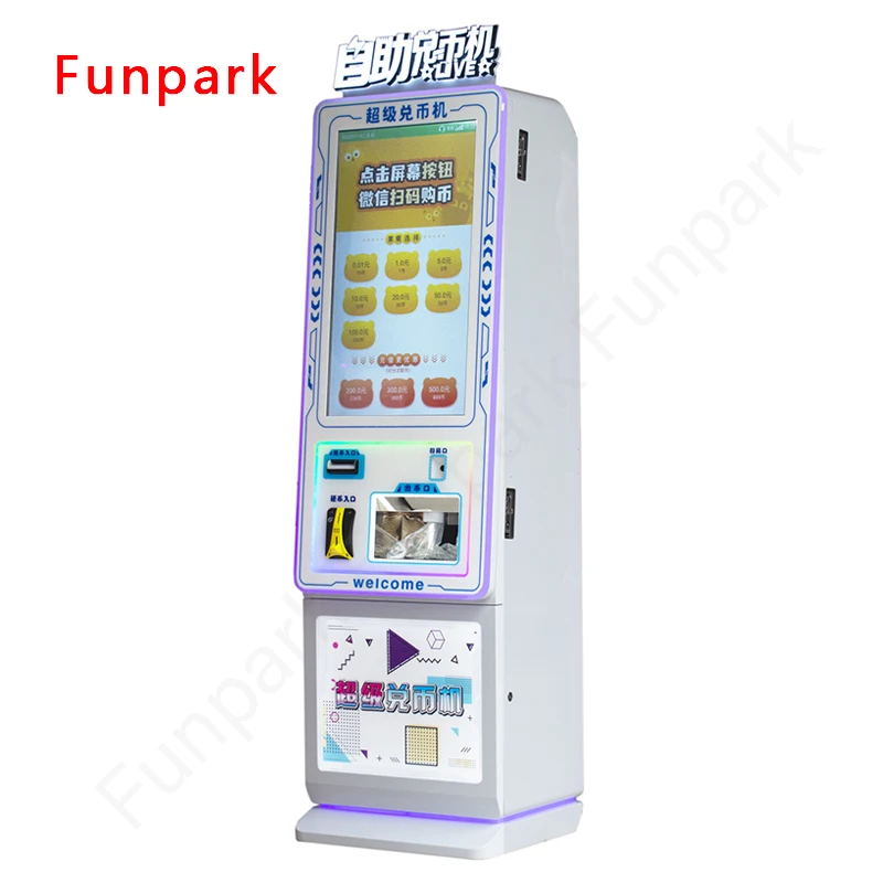 Customized Token Coin Exchange Machine Auto Atm Currency Exchange Machine Coin Change Dispenser For Sale