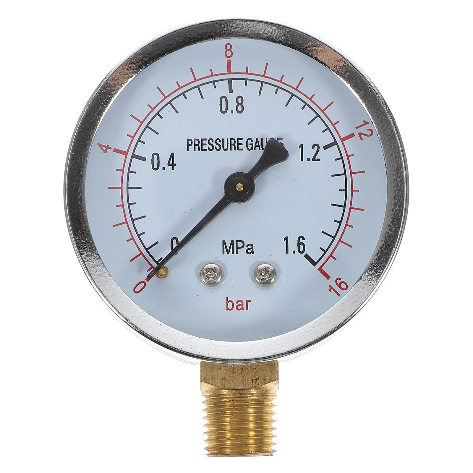

Vertical Pressure Gauge 0-180Psi Sturdy Air Compressor Pressure Gauge For Petroleum Chemical Machinery Instrument
