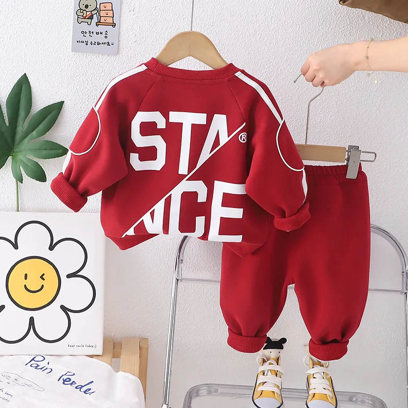 Spring Autumn Baby Girls Set Kids Clothes 2021 New Fashion High-quality Corduroy Coats+Pant Suits Cartoon for Children Tracksuit