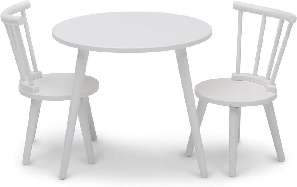 Delta Kinderhoeve Kindertafel En 2 Stoelen Set-Ideaal Voor Knutselen, Greenguard Gold Gecertificeerd