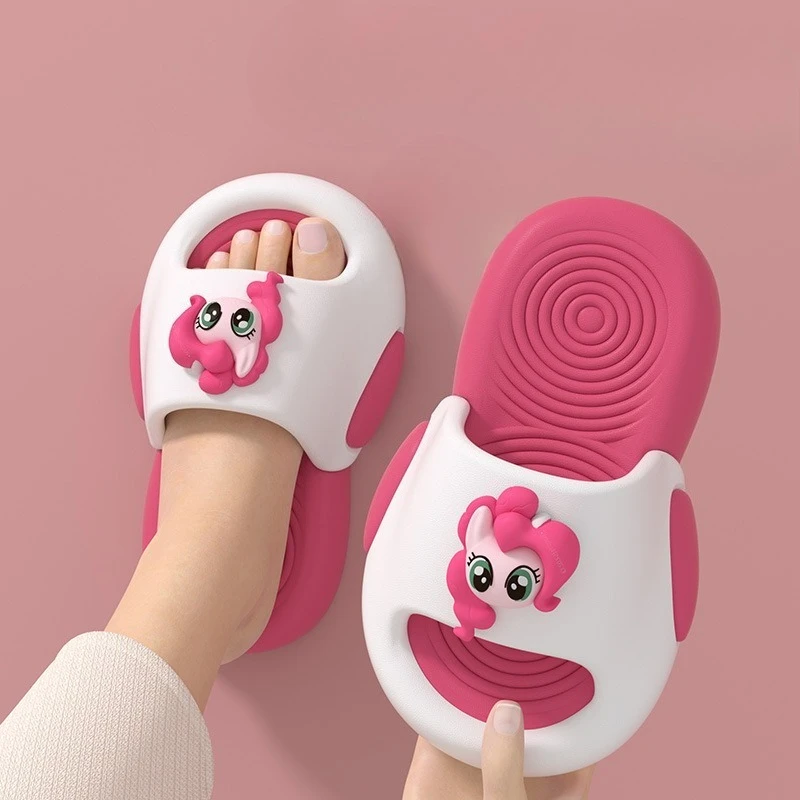 

My Magical Little Ponys Summer Girls Indoor Home Slippers Cute Fashion Non-Slip Slide Sandals for Kids Daily Necessities Gift